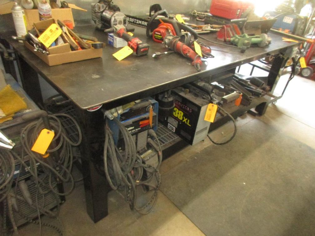 Heavy Duty Steel Welding Table - Great Condition (S)
