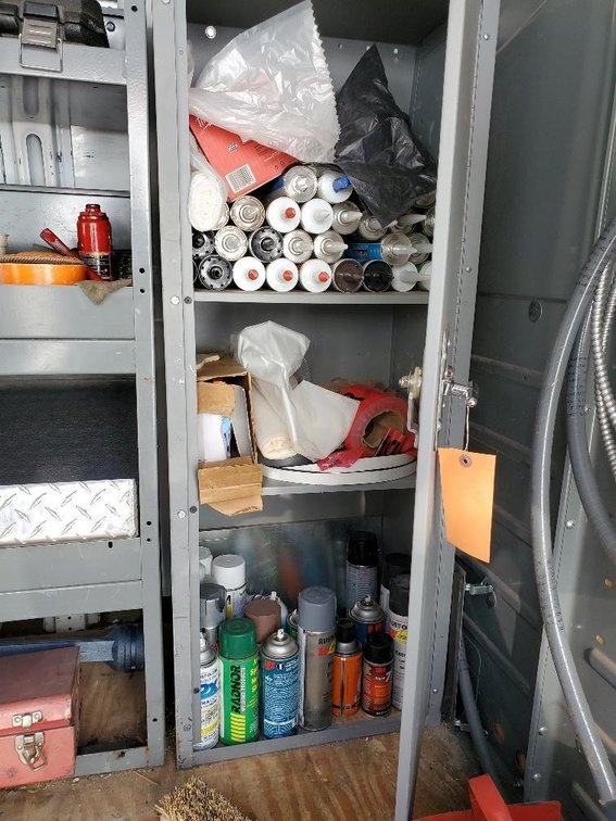 Contents of Cabinet and Misc. Metal (V53)