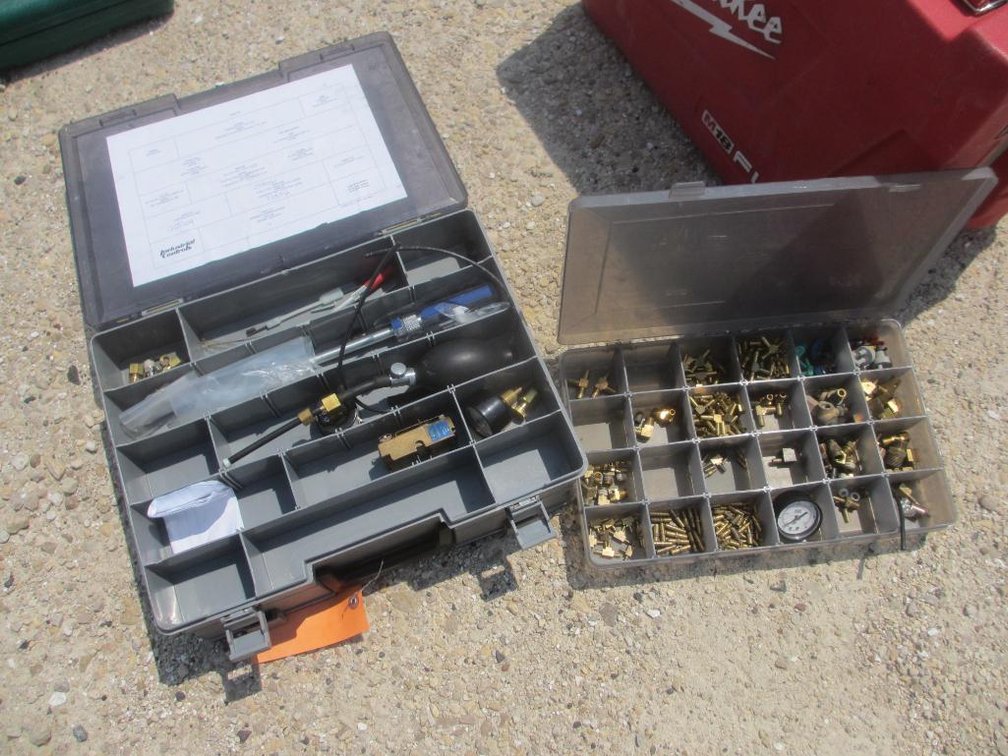 (2) Cases of Fittings, Adapters and More (V83)