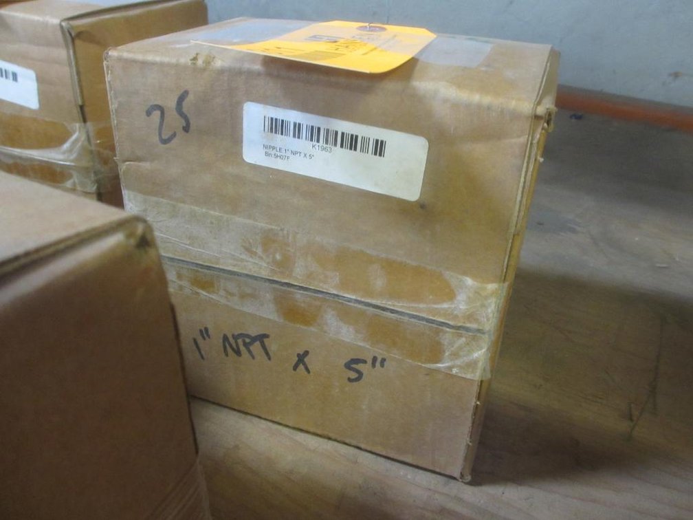 Box of (25) 1" x 5" Pipe Nipples (PR1)