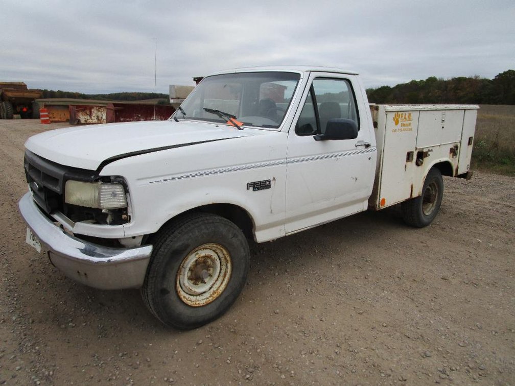 1994 Ford F-250 2-Wheel Drive Service Pickup, VIN# 1FTHF25Y0RNA06442