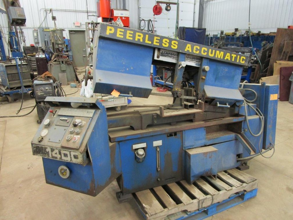 Peerless Accumatic 1400 Metal Cutting Bandsaw