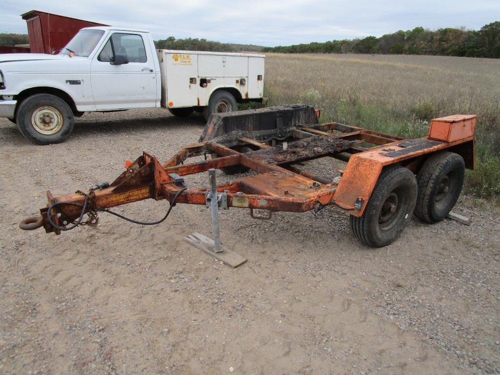 Pintle Hitch Tandem Axle Trailer, Serial# 33427