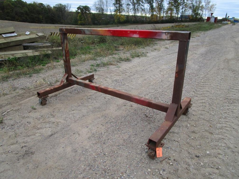 Heavy Duty Metal Paint Stand or Rack on Casters