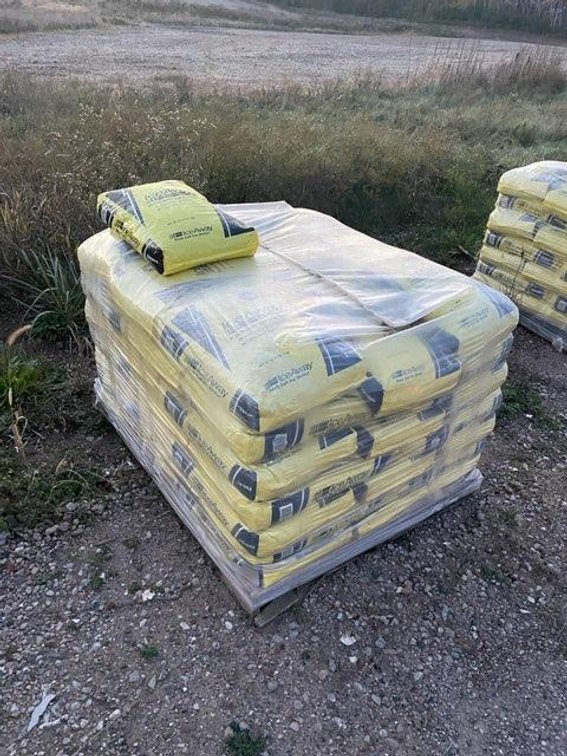 Pallet of Ice Away Rock Salt Ice Melter, (49) 50# Bags