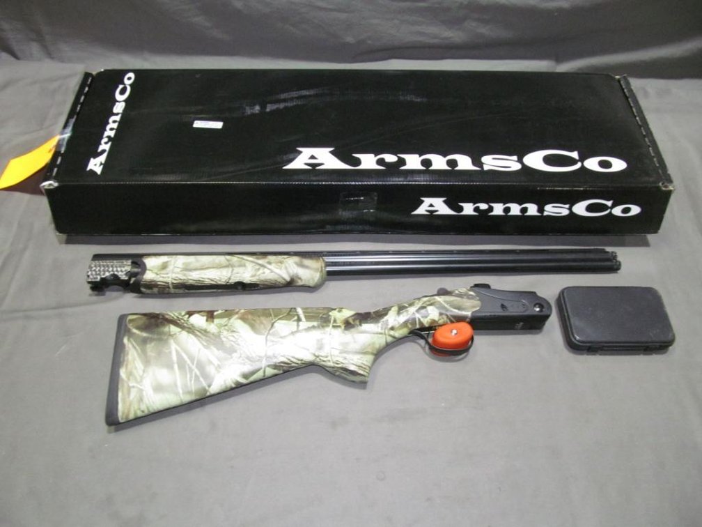 Armsco Model O/U Camo .410 GA Shotgun - SN 410U20-000296