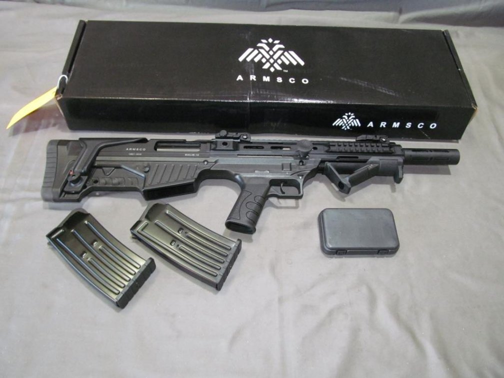 Armsco Model Bullie 12 12 GA Shotgun - SN 12B21-0049