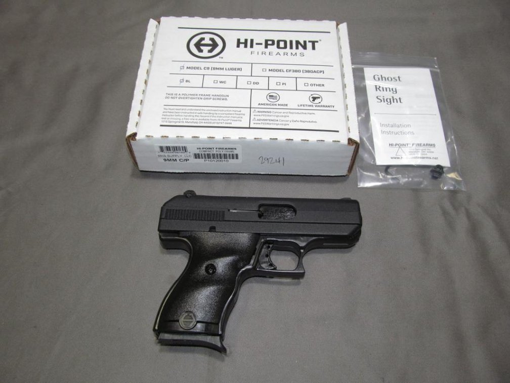 Hi Point Firearms Model C9 9mm Luger - SN P10120010