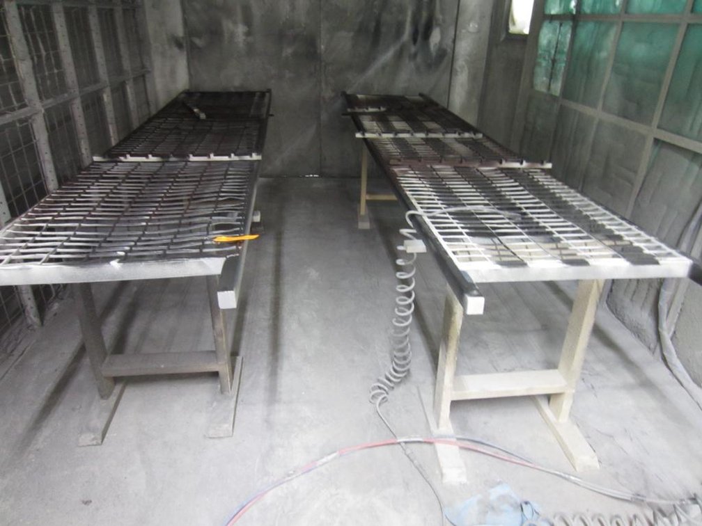 (2) Painting Racks on Stands (S)