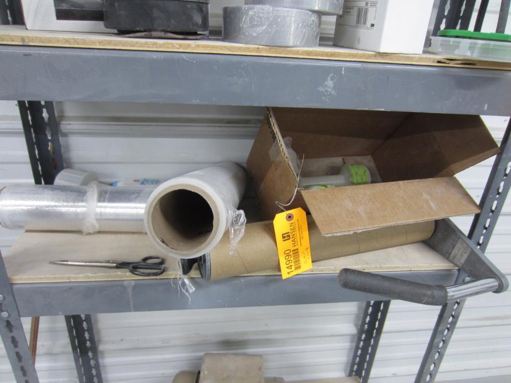 (2) Rolls of Stretch Film and Stretch Film Roller (S)