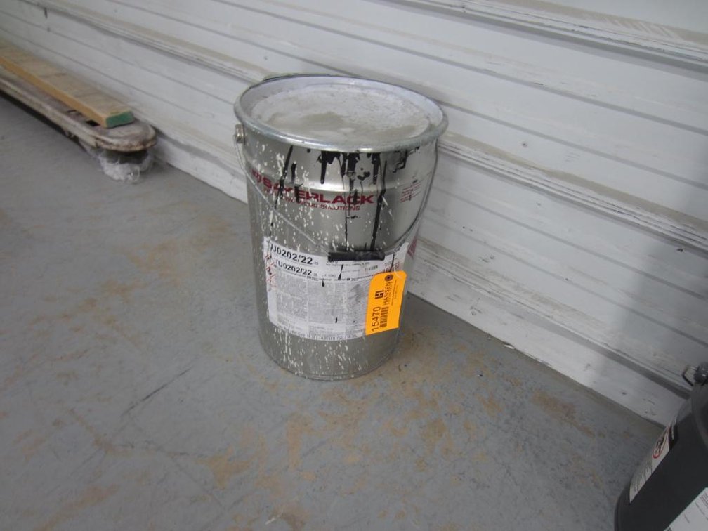 5-Gallon Bucket of Sherwin-Williams Black Paint (S)