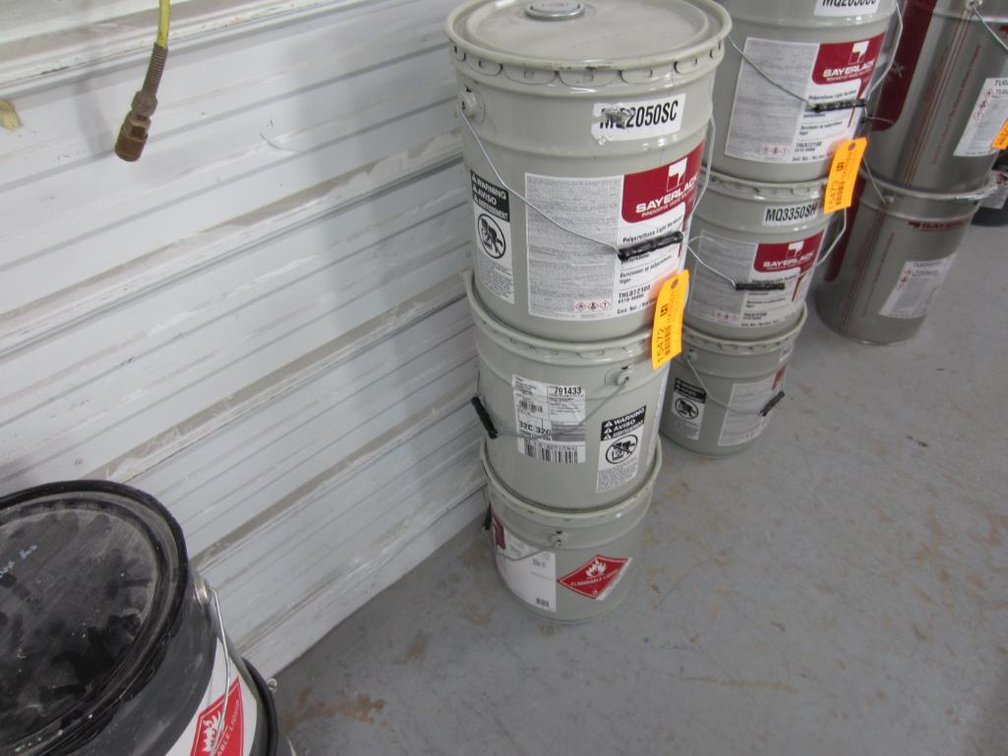 (3) 5-Gallon Pails of Sherwin-Williams Polyurethane Light Hardener (S)
