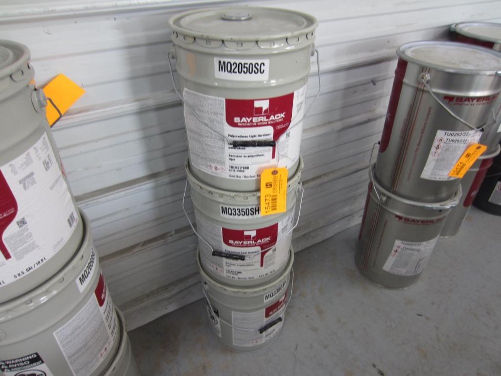 (3) 5 Gallon Pails of Sherwin-Williams Polyurethane Light Hardener (S)