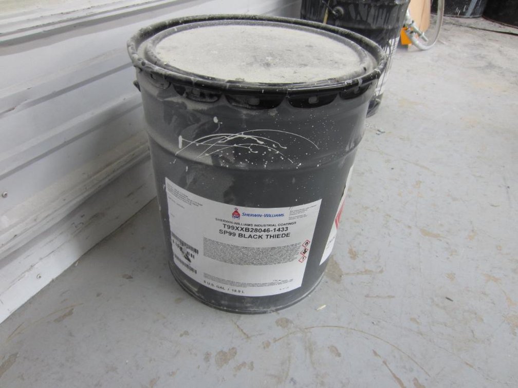 (2) 5-Gallon Pails of Sherwin-Williams SP99 Black Paint (S)