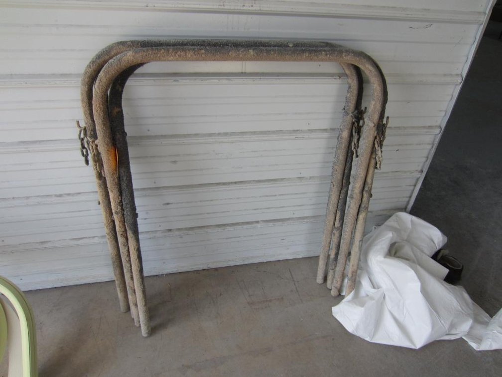 (2) Metal Folding Stands (S)