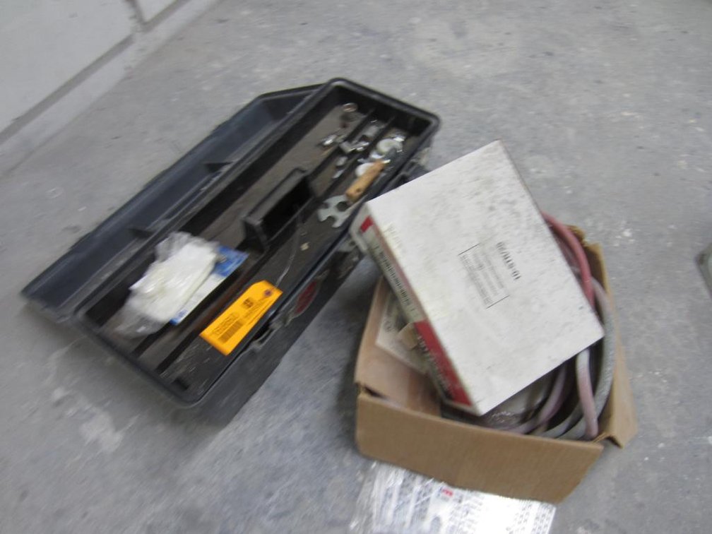 Small Plastic Tool Box with Rubber Hosing (S)