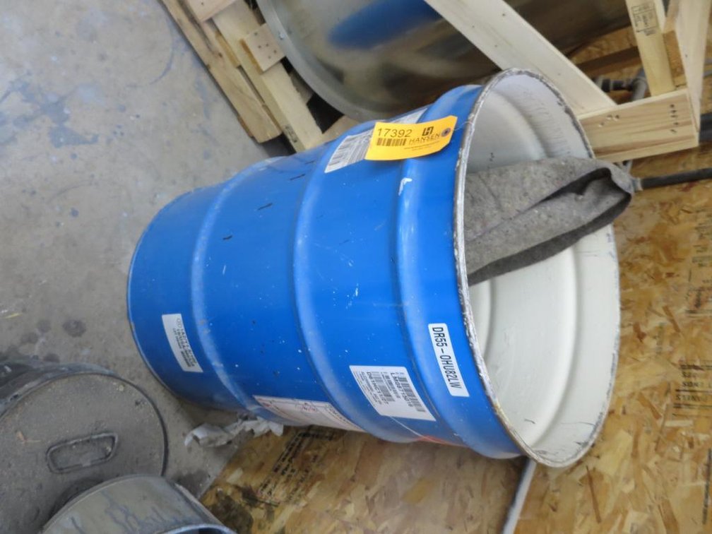 Metal 55-Gallon Drum with Shipping Blanket (O)