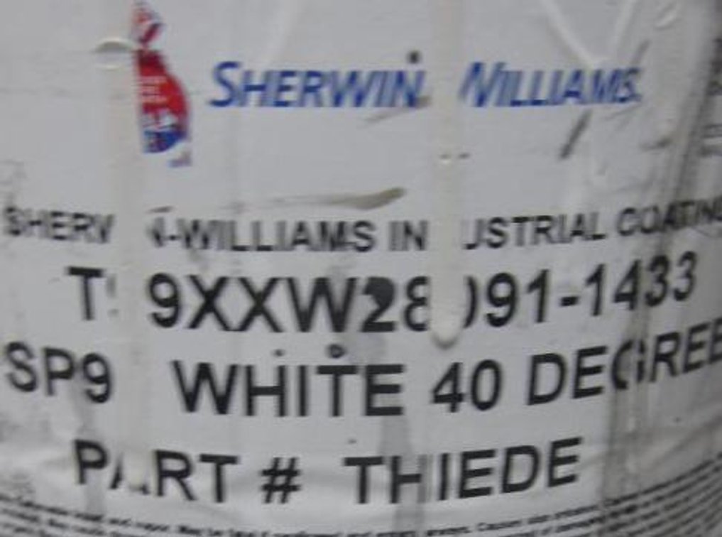 (3) 5-Gallon Pails of Sherwin-Williams White Gloss and Clear Gloss (O)
