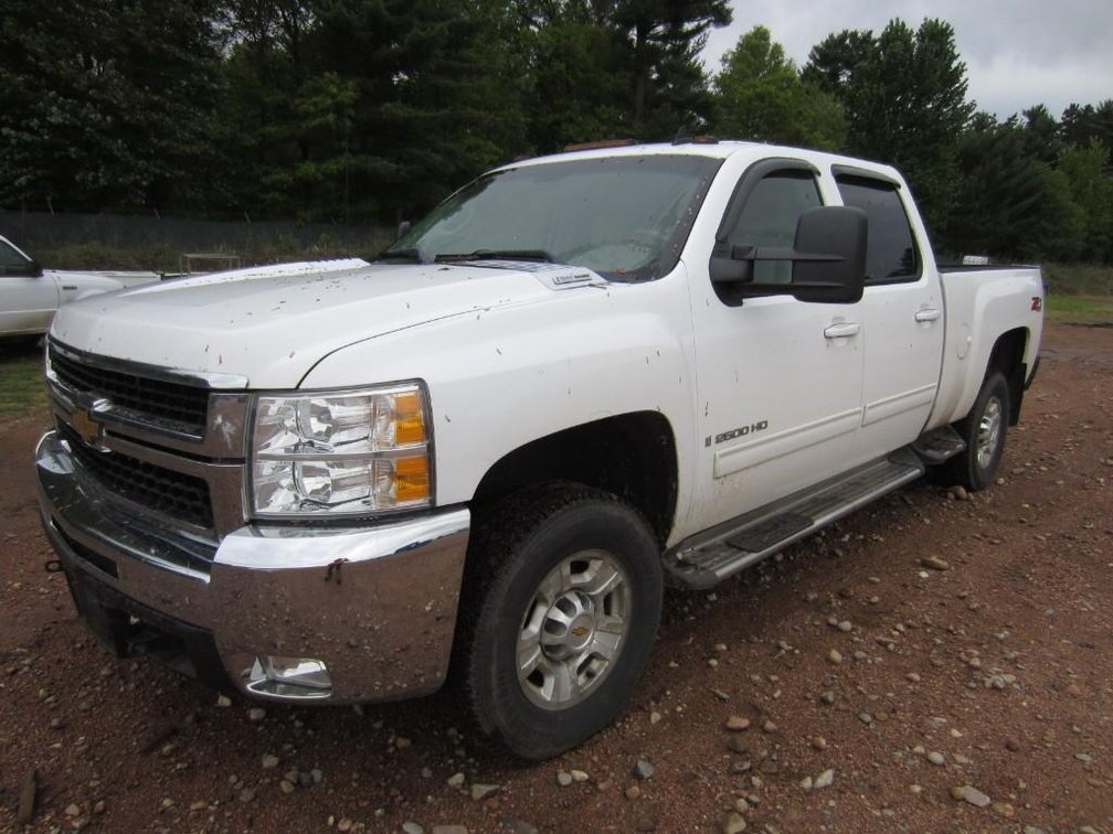 2009 Chevy 2500HD LTZ Crew Cab 4x4 Diesel Pickup Truck, VIN: 1GCHK63659F111640, ODO: 94,455