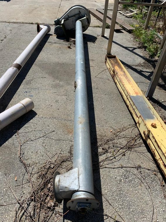 14FT. 6in. Auger with Marathon 2HP Motor 1145RPM 230/460Volts 3 Phase 60HZ
