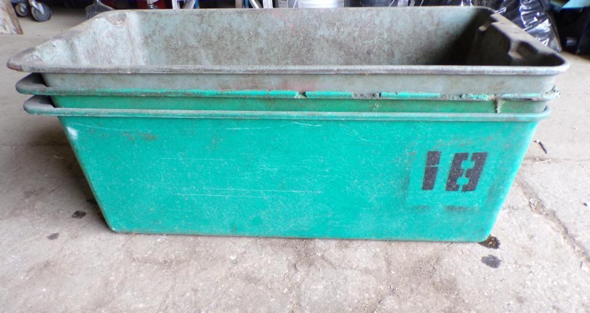 (3) Fiberglass Containers 42-3/8 X 20-1/8 X 14-1/4in. Outer Dimensions Work Great For Raised Gardens! (OS)