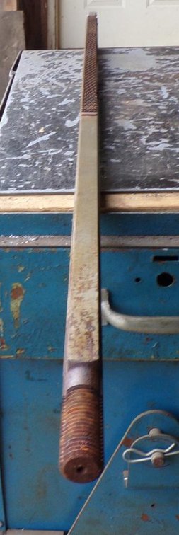 Keyway Broach 53-3/8in. Over All Length 1in. Wide Keyway 1in. Thread (OS)