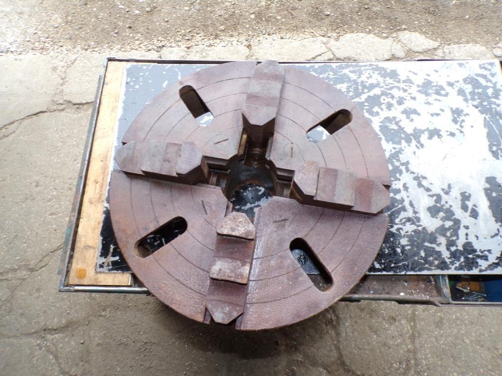 Lathe 4-Jaw Chuck 15in. Outer Diameter 3in. Shaft (OS)
