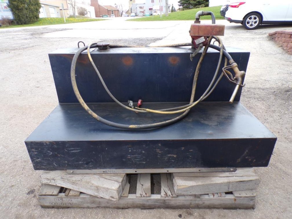 Delta Model U-125 105-Gallon Petroleum Tank with Tuthill Pump & Explosion Proof Motor 12VDC 1/4HP 2600RPM 50PSI Max (OS)