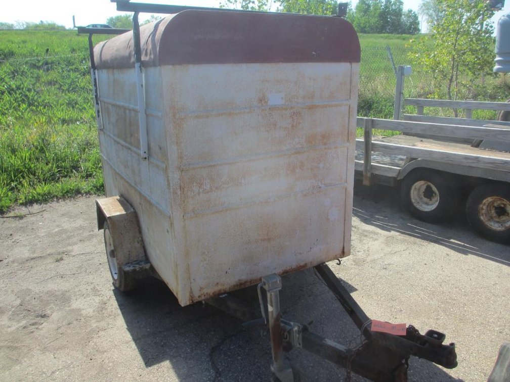Enclosed Trailer With Ladder Rack- No Title (OF)