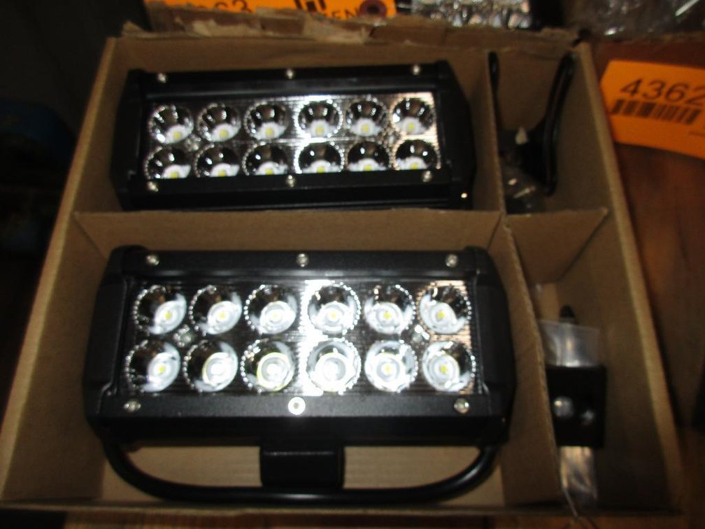 (2) New 7" LED Light Bars (CW)