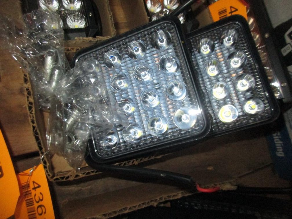 (2) New 4" LED Work Lights (CW)