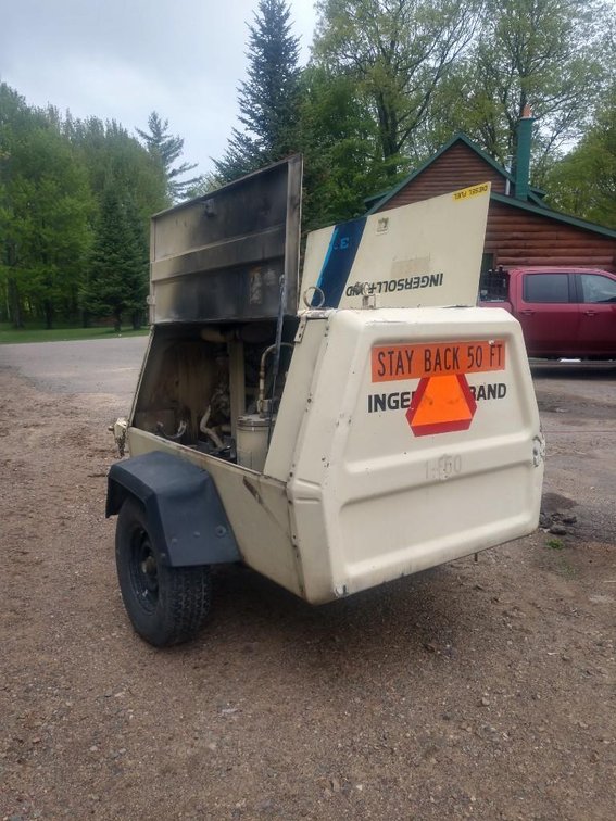 Ingersoll Rand P130 AW JD Compressor (Harshaw, WI)