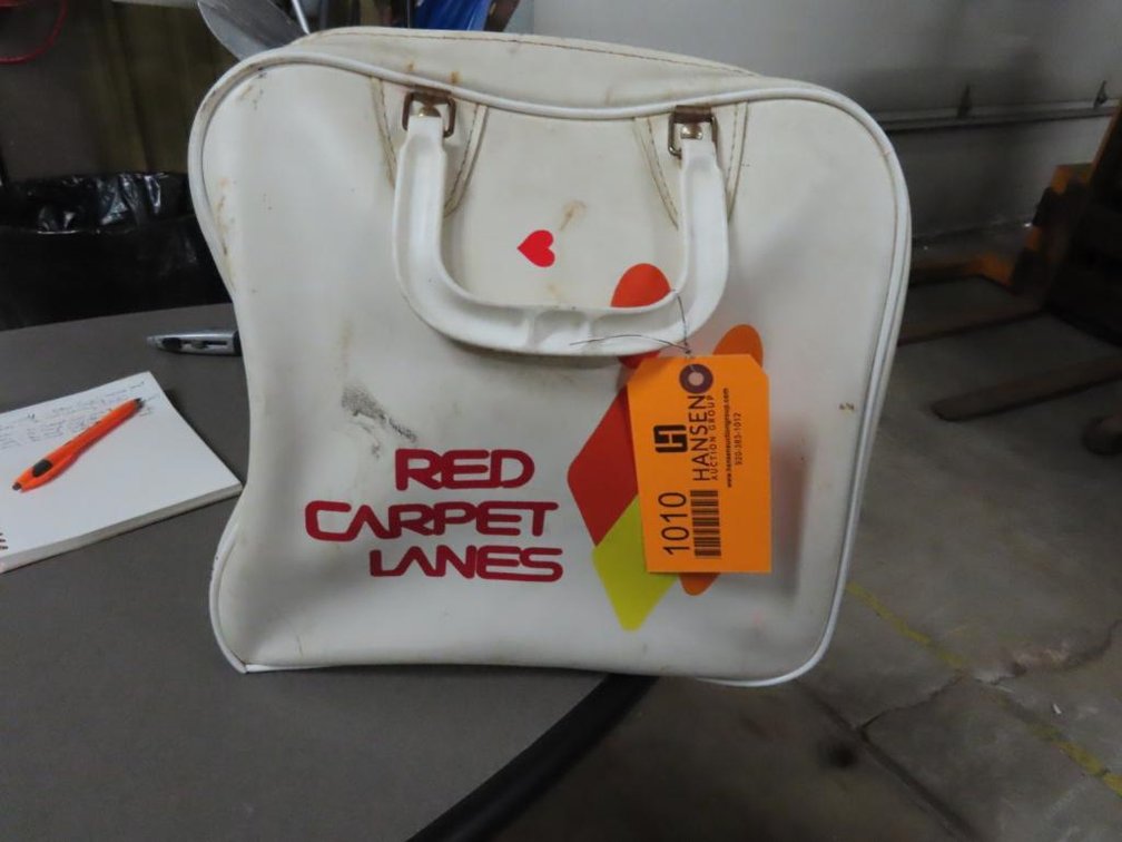 Red Carpet Lanes Bowling Ball & Bag