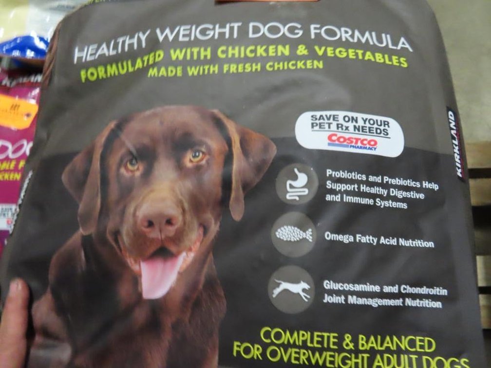Kirkland Healthy Weight Dog Food - Qty 5 bags