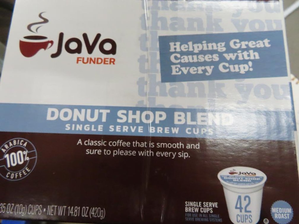 Java Funder ( Victor Allen) Coffee - Donut Shop Blend - Qty 84 cups