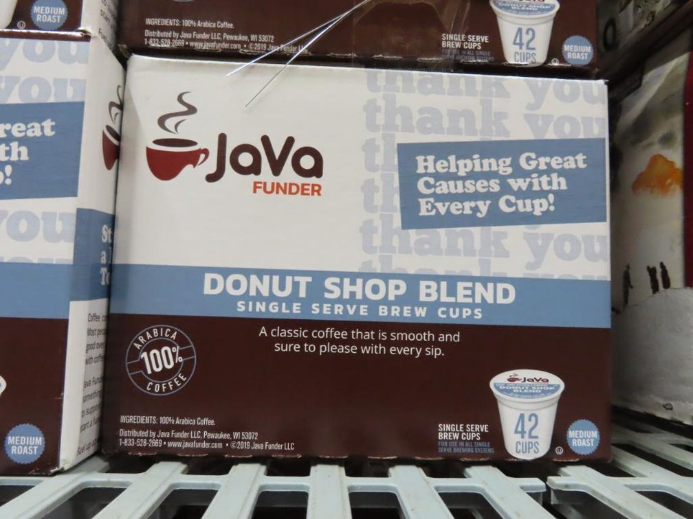 Java Funder ( Victor Allen) Coffee - Donut Shop Blend - Qty 84 cups