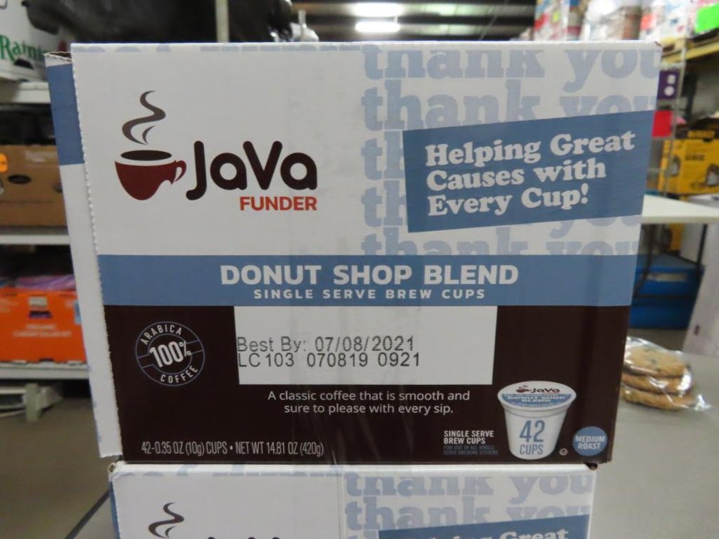 Java Funder ( Victor Allen) Coffee - Donut Shop Blend - Qty 84 cups