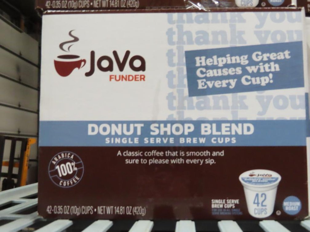 Java Funder ( Victor Allen) Coffee - Donut Shop Blend - Qty 84 cups