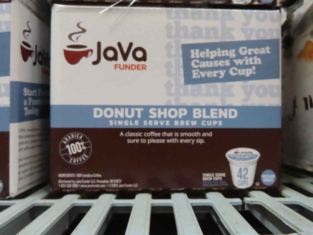 Java Funder ( Victor Allen) Coffee - Donut Shop Blend - Qty 84 cups