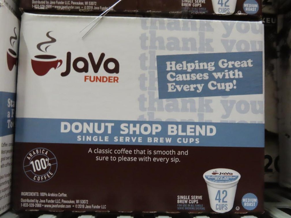 Java Funder ( Victor Allen) Coffee - Donut Shop Blend - Qty 84 cups