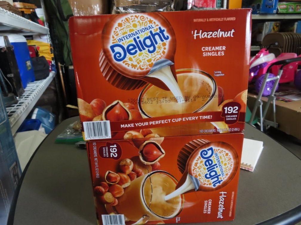 International Delight Hazelnut Creamer Singles - Qty 384