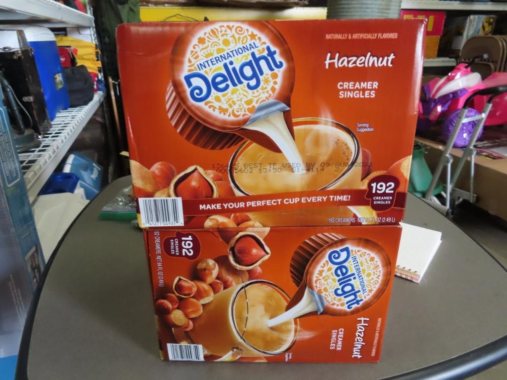 International Delight Hazelnut Creamer Singles - Qty 384