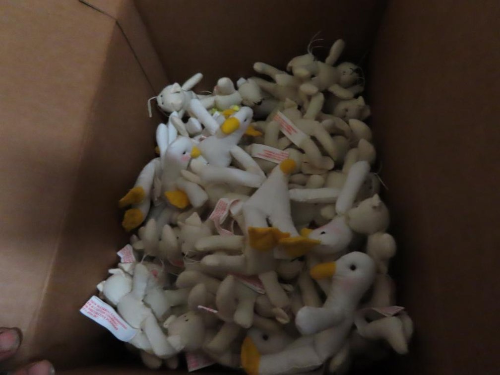 Small Muslin Stuffed Toys - Qty 76