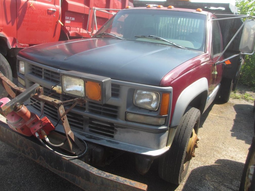1996 Chevy 3500 HD Dump Truck with Plow - VIN - Title is in Process with the State