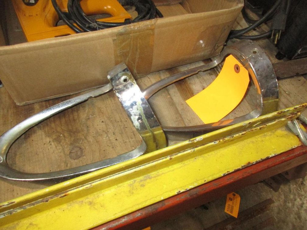 (2) 1955 Chevy Chrome Tail Light Housings (CW)