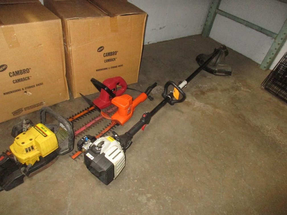 Weed Eater and (3) Hedge Trimmers (CW)