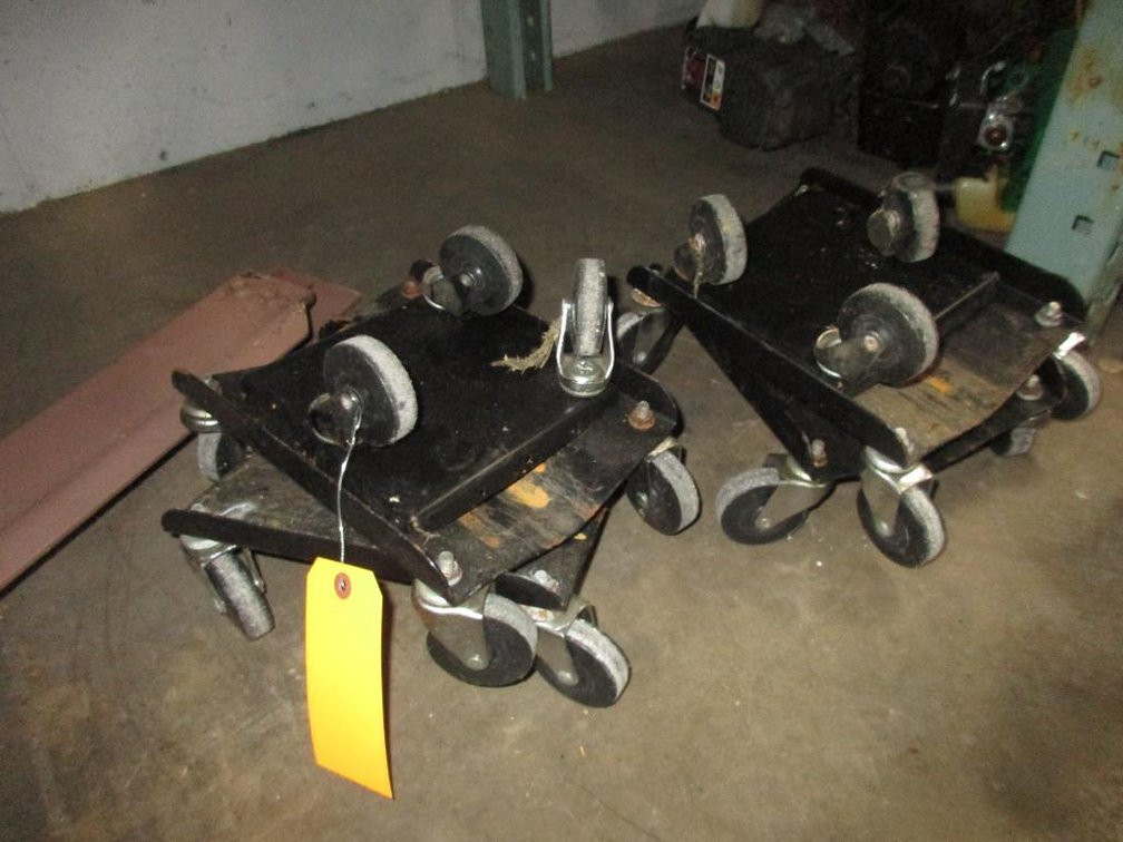 (2) Sets Snowmobile Dolly's (CW)