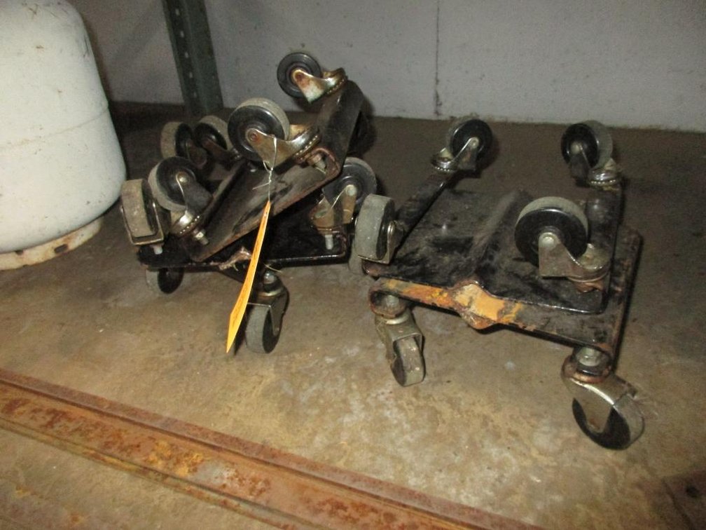 (1) Complete and (1) Partial Snowmobile Dolly Set (CW)