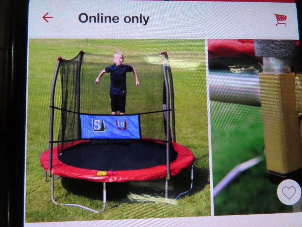 Skywalker 8 ft Round Trampoline with Enclosure
