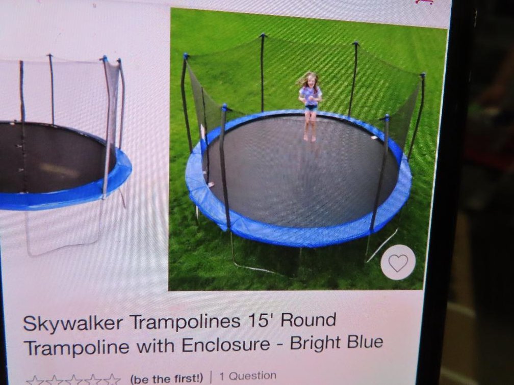 Skywalker 15 ft. Round Trampoline - Incomplete: Only Box 2 of 2